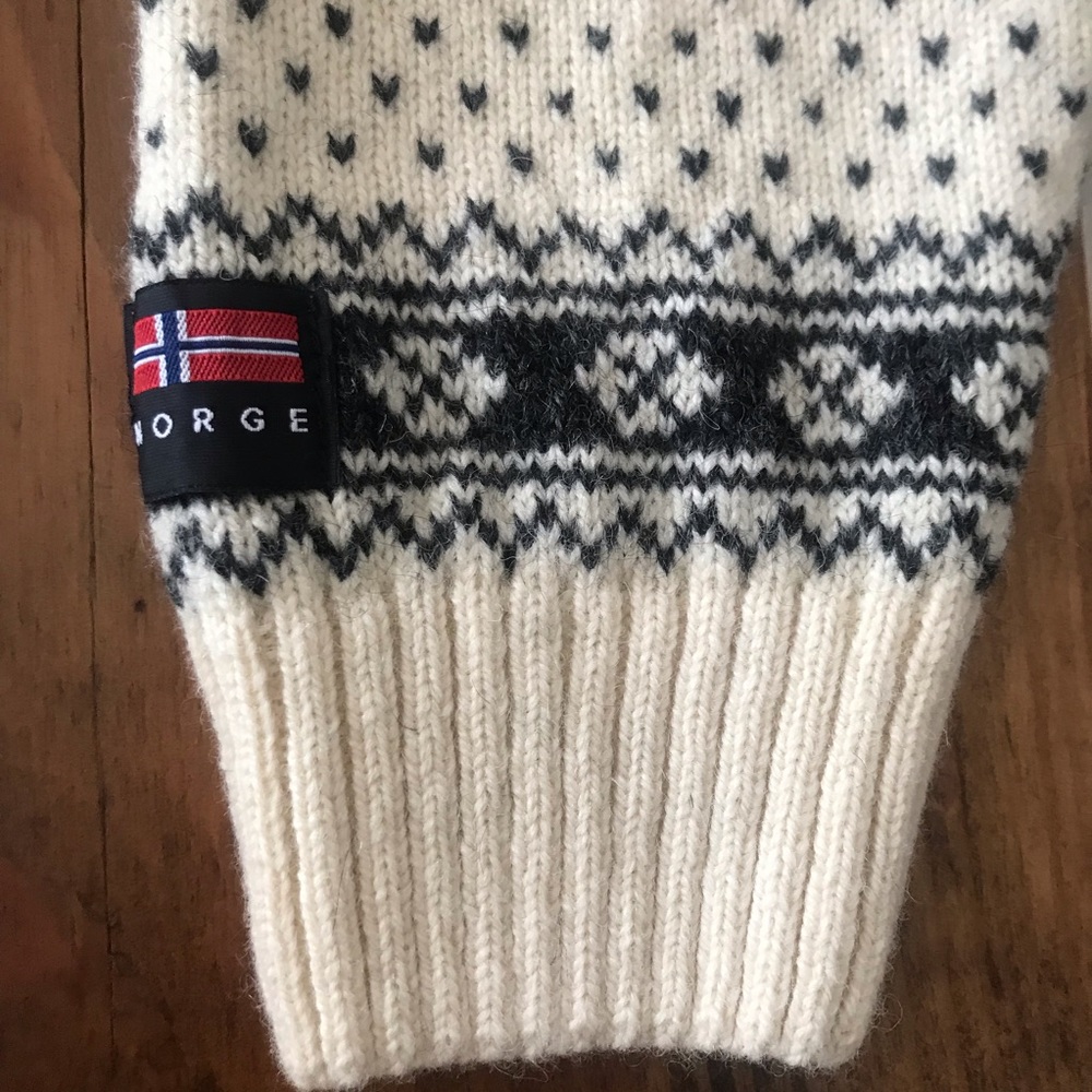 NWT Klaer & Fritid Norwegian 100% Wool Ski Sweater - Picture 7 of 8